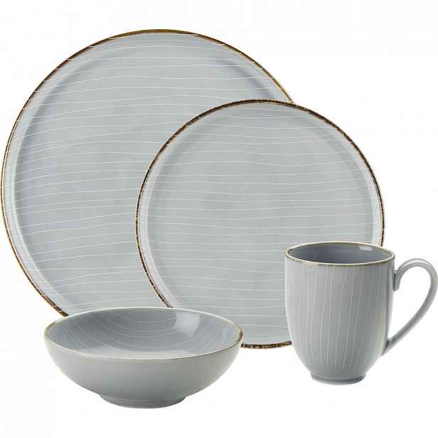 XXXLutz KOMBINOVANÁ SOUPRAVA, 24dílné, porcelán Landscape - Sady nádobí kombinované - 005653007801