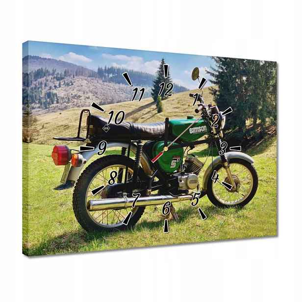 Hodiny 40x30 motocykl Simson S51