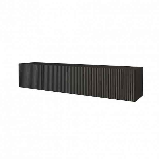 ALTDECOR NÍZKÁ komoda NOA-2-W 2x100x40x40 cm – černá