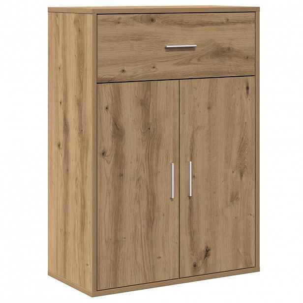 vidaXL Servírovací skříň Artisanový dub 60 x 30 x 84 cm