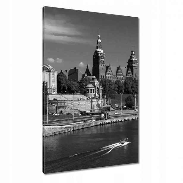 Obrazy 60x90 Černobílé Štětín