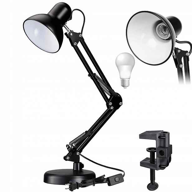 E27 Kreslící lampa Stolní lampa Nastavitelná Školní Noční Led E27