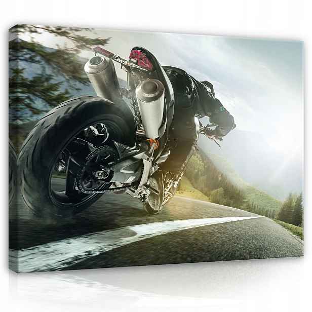 Obraz 100x75 Rychlost adrenalin motocykl závod trať pohyb dynamika sport