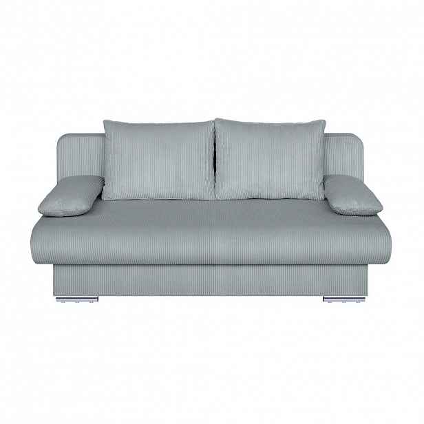 P & B ROZKLÁDACÍ POHOVKA, kompozitní dřevo, textil, mátově zelená