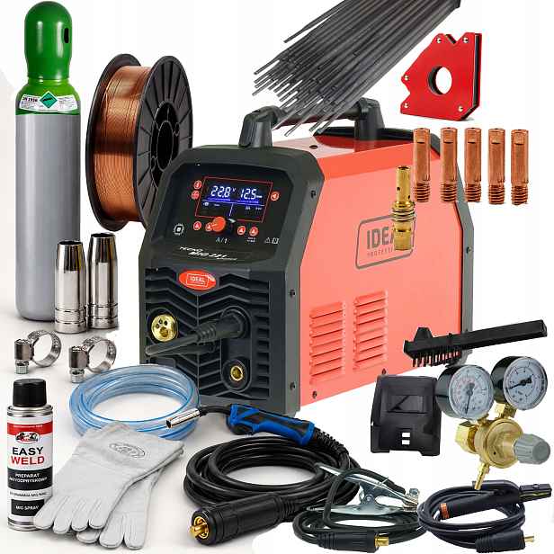 Svařovač Migomat Ideal 200A Synergia poloautomatický svařovací set 3 221