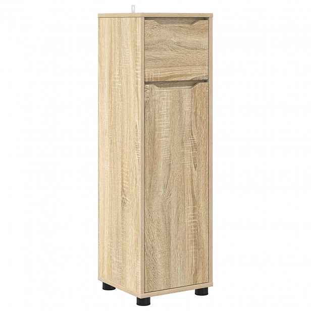 vidaXL Koupelnová skříň Sonoma dub 30,5 x 30 x 101 cm Kompozitní dřevo