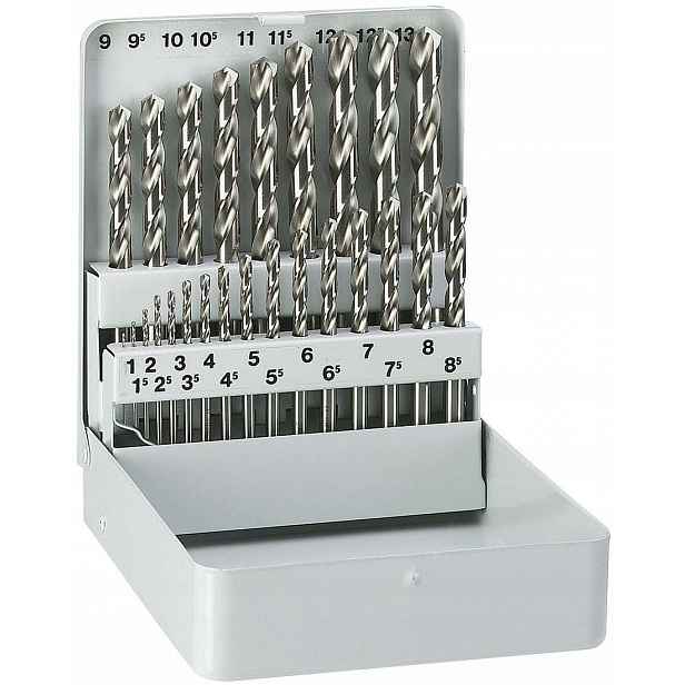 25 Ks kobaltových vrtáků do kovu a Inox Alpen KM-25 [0000100225100]