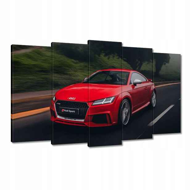 Obrazy 100x60 Červené Audi Auto