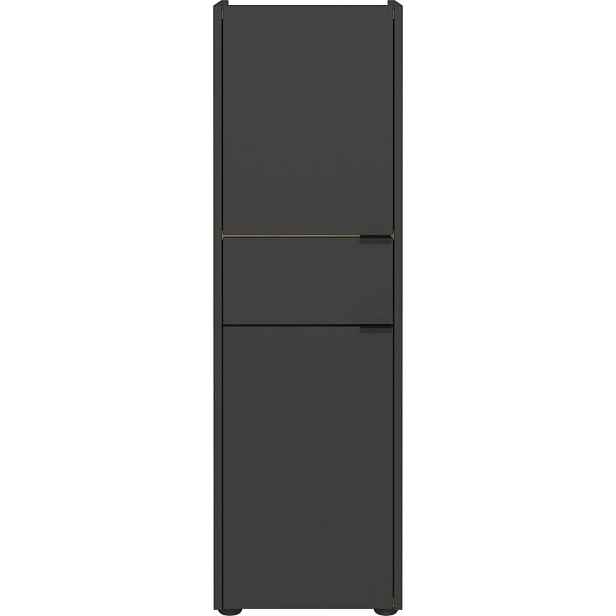 Antracitová vysoká koupelnová skříňka 34x111 cm Forano – Germania