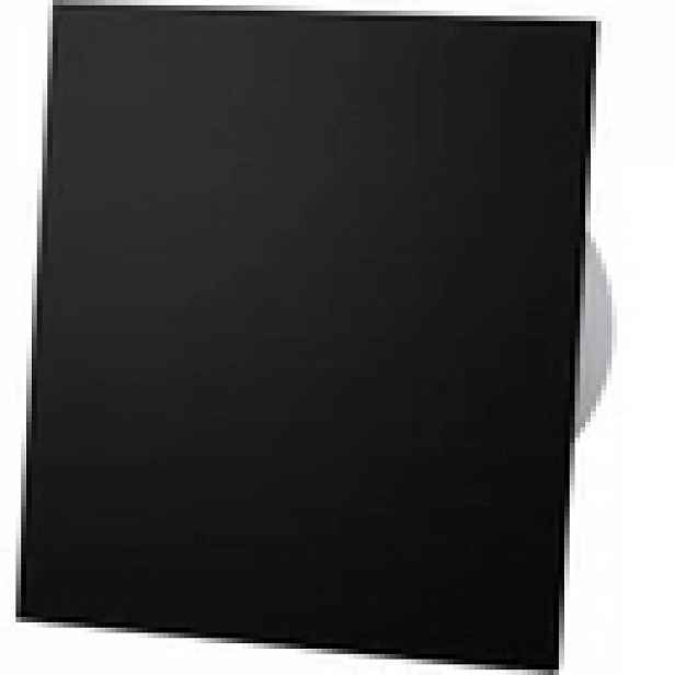 Koupelnový Ventilátor 100 mm Panel Černý Mat Tichý Airroxy