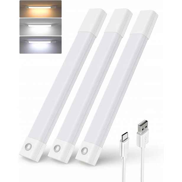 Led podskříňkové lampy Ezvalo 24 cm 3 ks