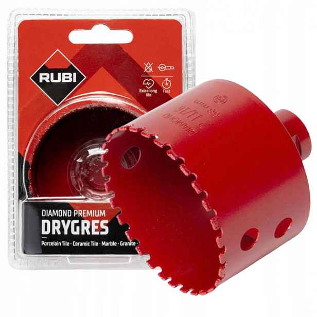 Vrták Korunkový Vrták Pro Dlaždice 68 mm M14 Rubi Drygres 06978