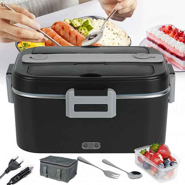 12V/24V/220V Izolovaný obědový box do auta/kanceláře