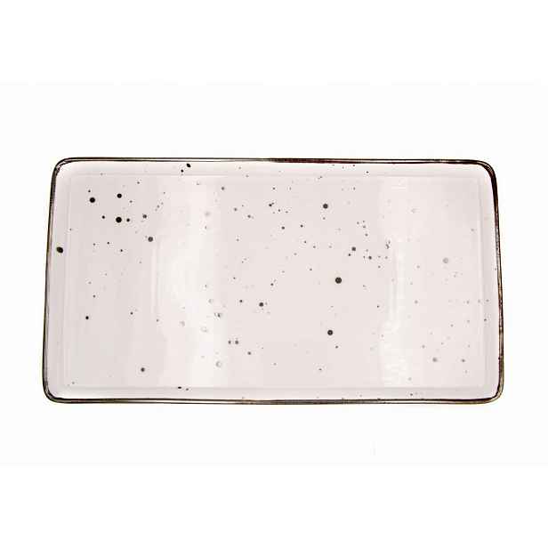 Alumina Bogucice Cottage White obdélníková mísa 38 cm