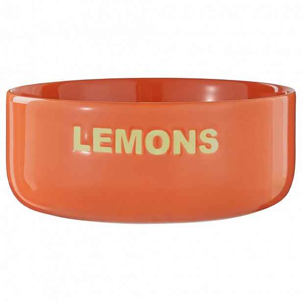Butlers GOOD VIBES Miska "Lemons" 720 ml - oranžová