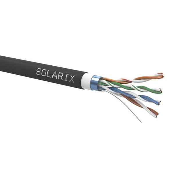 Kabel instalační Solarix CAT5E FTP stíněný PE 305 m/bal.