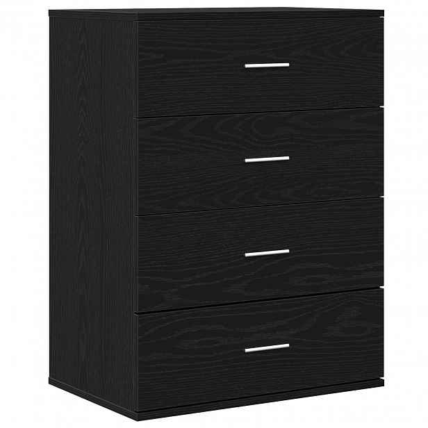 vidaXL Servírovací skříň Černý dub 60 x 39 x 80 cm Kompozitní dřevo