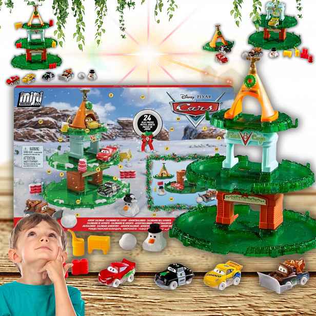 Adventní Kalendář Disney Pixar Cars Auta Hračka Dárek!