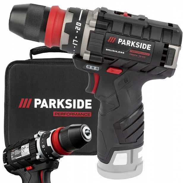 Aku Vrtačka Parkside 12V s akumulátorem