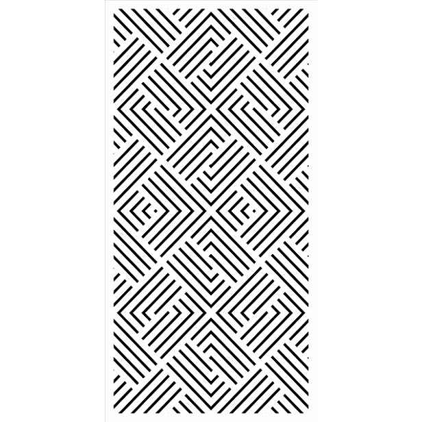 Šablona Pro Ozdobné Omítky LuxBud Panel 20 92x44 cm Moderní