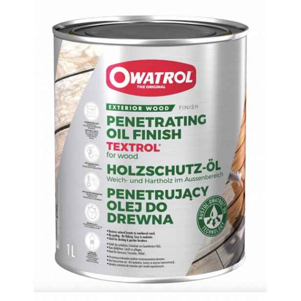 Owatrol Textrol 2,5L Střední dub, lazurovací olej na dřevo, Uv