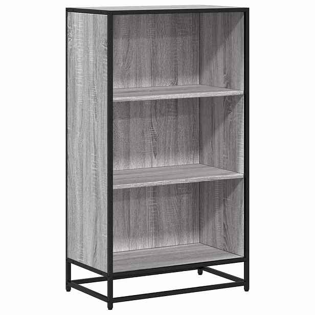 vidaXL Knihovna šedá sonoma 60x35x107,5 cm kompozitní dřevo