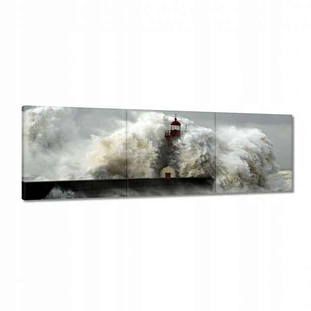Obrazy 120x40 Maják Storm