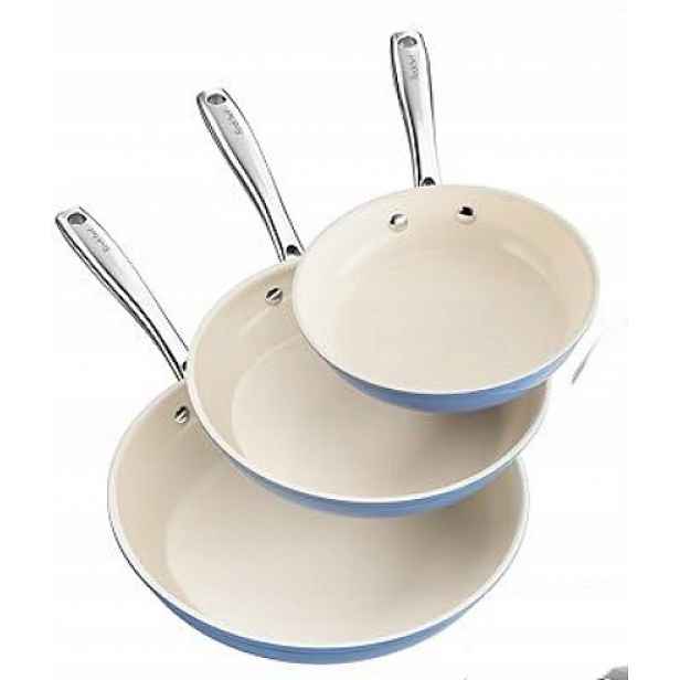 Sada pánví Redchef keramická 20/24/28 cm, nepřilnavá indukce R6