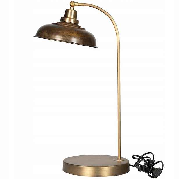 Stolní Lampa Noční Stojící E27 Zlatá Loft Zlatá Do Obývacího Pokoje 52 cm