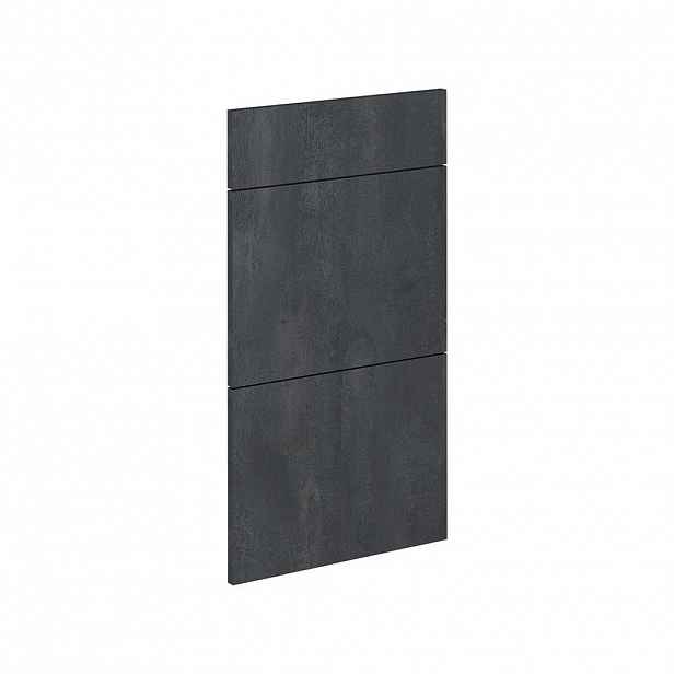 Vicco KUCHYŇSKÁ DVÍŘKA R-Line Černý beton 39.6 x 70.4 cm nábytková čela pro spodní skříňku se zásuvkami