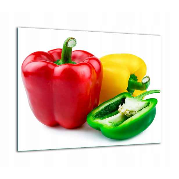 7v1 Skleněná Ochranná Deska Na Sporák 60x52 Paprika
