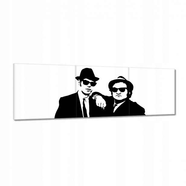 Obrazy 120x40 Blues Brothers Postavy