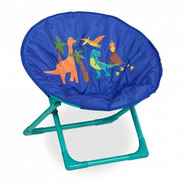 Relaxdays KŘESLO Vícebarevné skládací dinosaurus