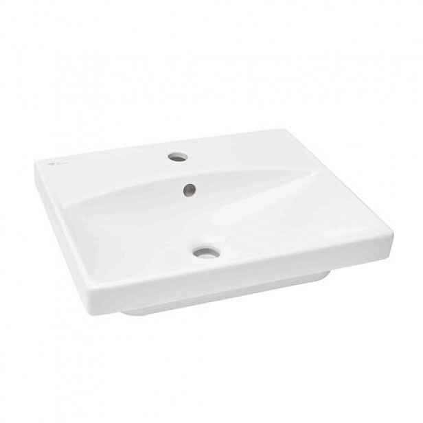 Umyvadlo Swiss Aqua Technologies Brevis 50,5x40 cm otvor pro baterii uprostřed SATBRE5040S