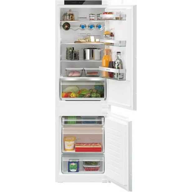 Vestavná lednice Siemens s mrazákem dole 177,2 x 54,1 cm pojezdy KI86VVSE0
