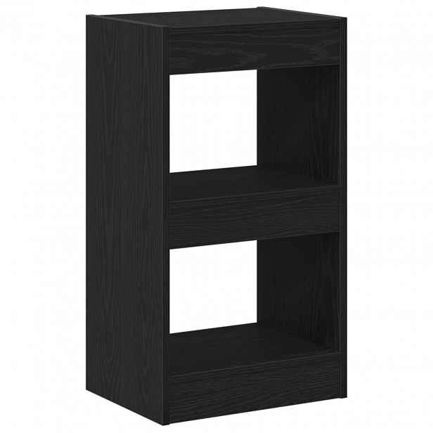 vidaXL Knihovna 2 úrovní 40 x 30 x 71,5 cm Kompozitní dřevo Černý dub