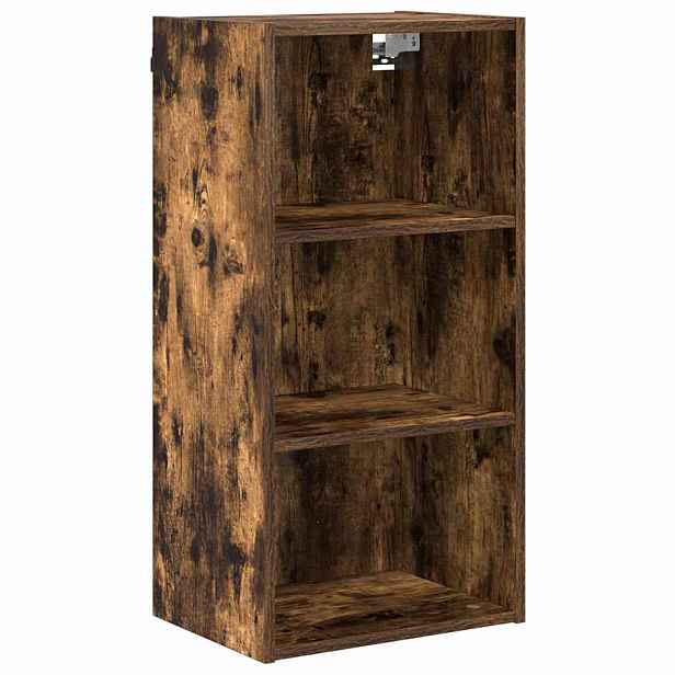 vidaXL Závěsná skříňka Kouřový dub 40 x 29,5 x 80 cm Kompozitní dřevo