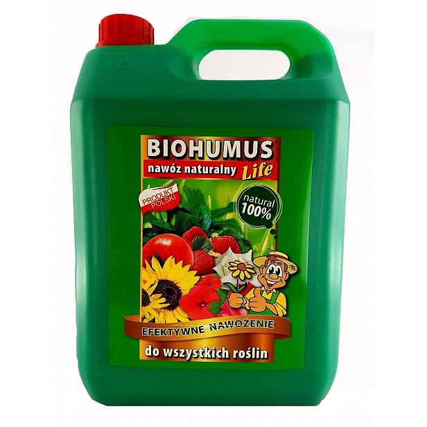 5L Biohumus Lif Hnojivo pro všechny rostliny Pozitivní mikroorganismy Bio Eko