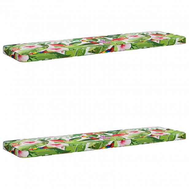 vidaXL Sady polštářů na lavici (2 kusy) VUGHT 2 ks 100% polyester
