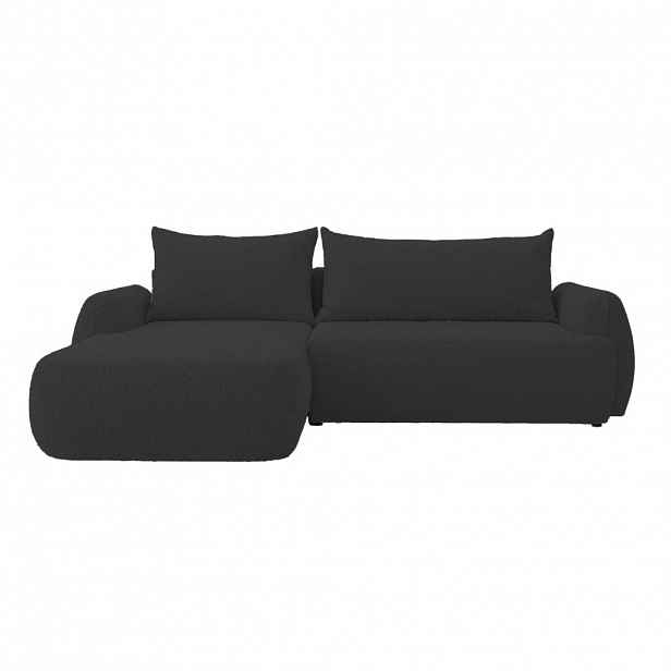 Fedve ECKSOFA MUNDUK II s funkcí spaní, grafit