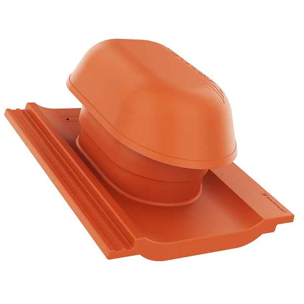 Sanitární krbový ventilátor fi125 Creaton Kioto Červený Planar