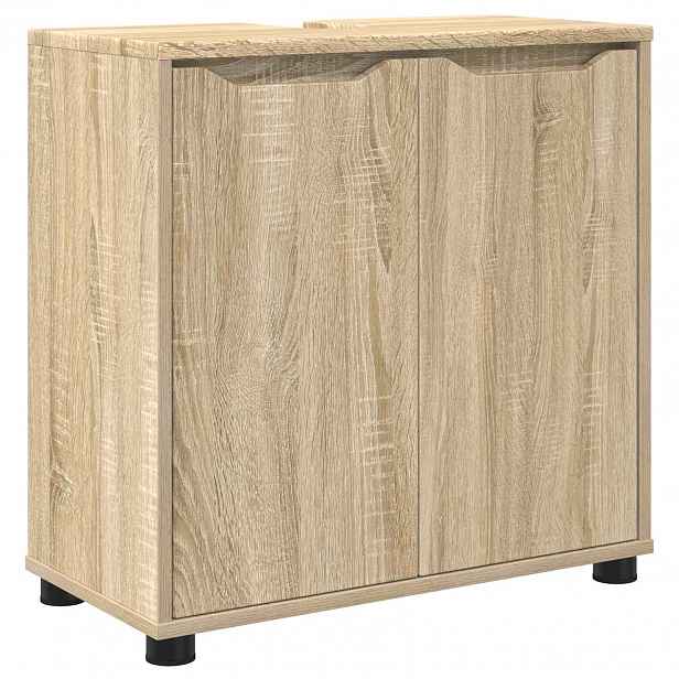 vidaXL Koupelnová skříň pod umyvadlo Sonoma dub 60 x 30 x 60 cm
