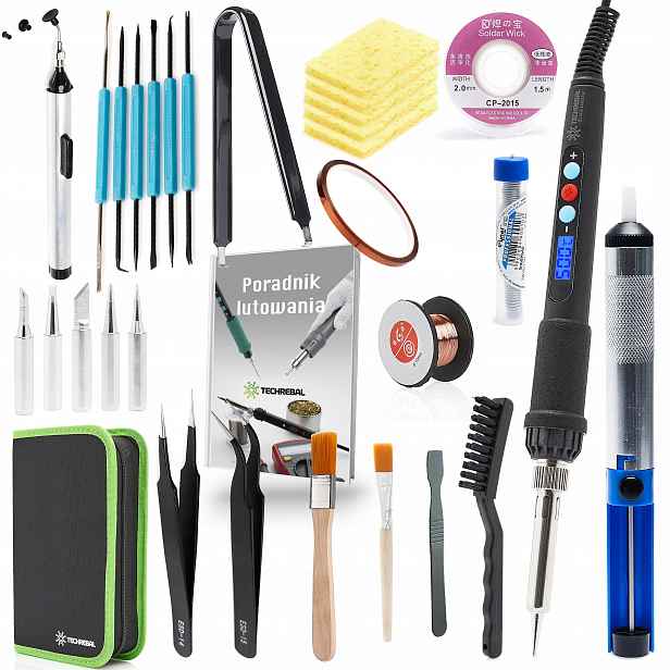 Přesná Páječka pro elektroniku Techrebal 60W Největší Set