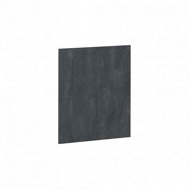 Vicco KUCHYŇSKÁ DVÍŘKA R-Line Černý beton 59.6 x 71.3 cm nábytková čela pro poloviční skříň pro troubu