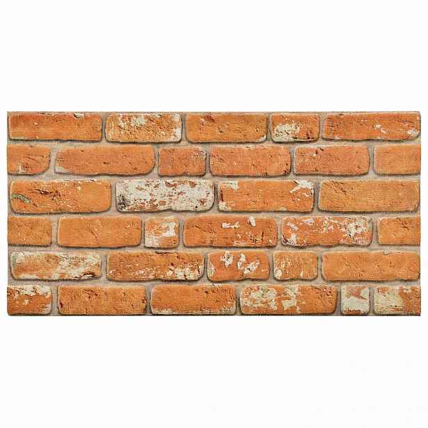 vidaXL Nástěnné panely 10 ks 100 x 50 cm Cihla EPS pěna