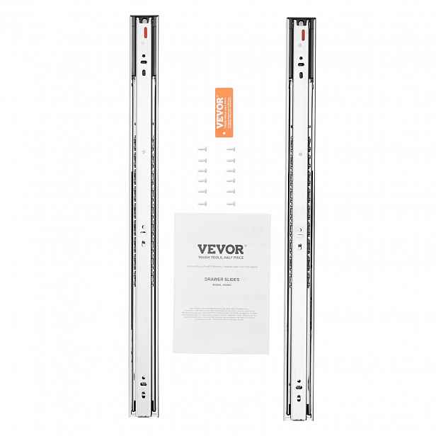 Vodítka do zásuvek 60 cm s tlumením dovírání kuličkový zámek, 10 párů nábytku