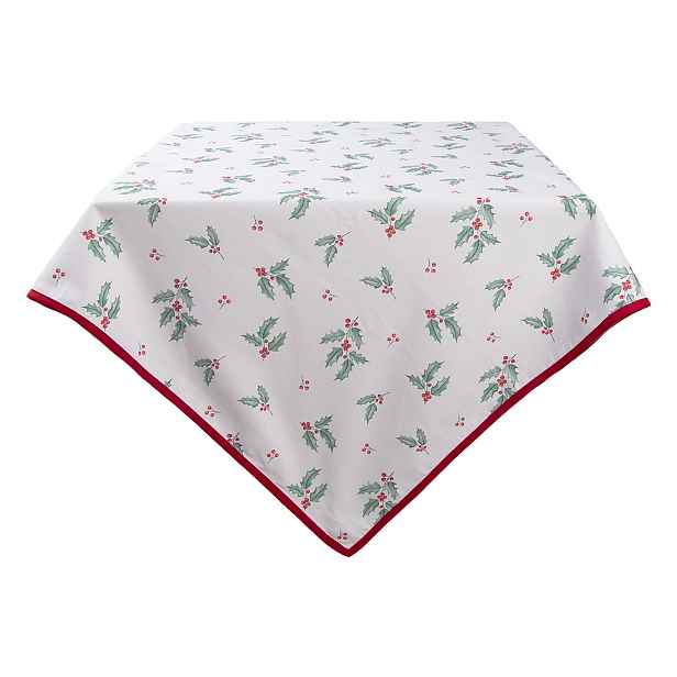 Čtvercový stolní ubrus Holly Christmas M - 150*150 cm Clayre & Eef
