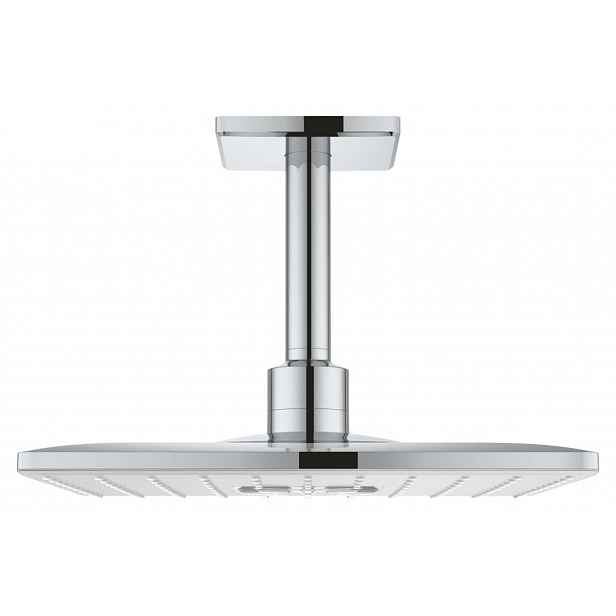 Grohe Rainshower SmartActive Cube - Hlavová sprcha 310, sprchové rameno 14 cm, 2 proudy, měsíční bílá 26481LS0