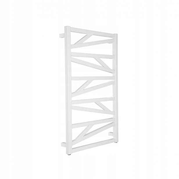Koupelnový radiátor Instal Projekt Yuto 398 W 530 x 857 mm bílý mat Spodní část