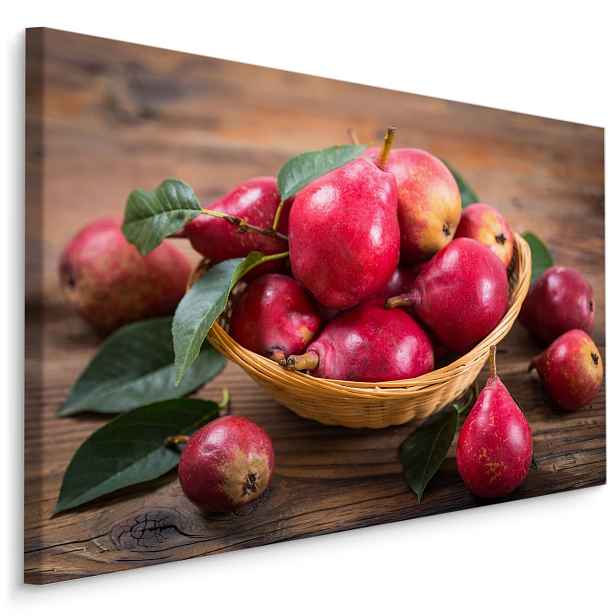 Moderní obraz na plátně do kuchyně Červené Hrušky Varianta: 30x20